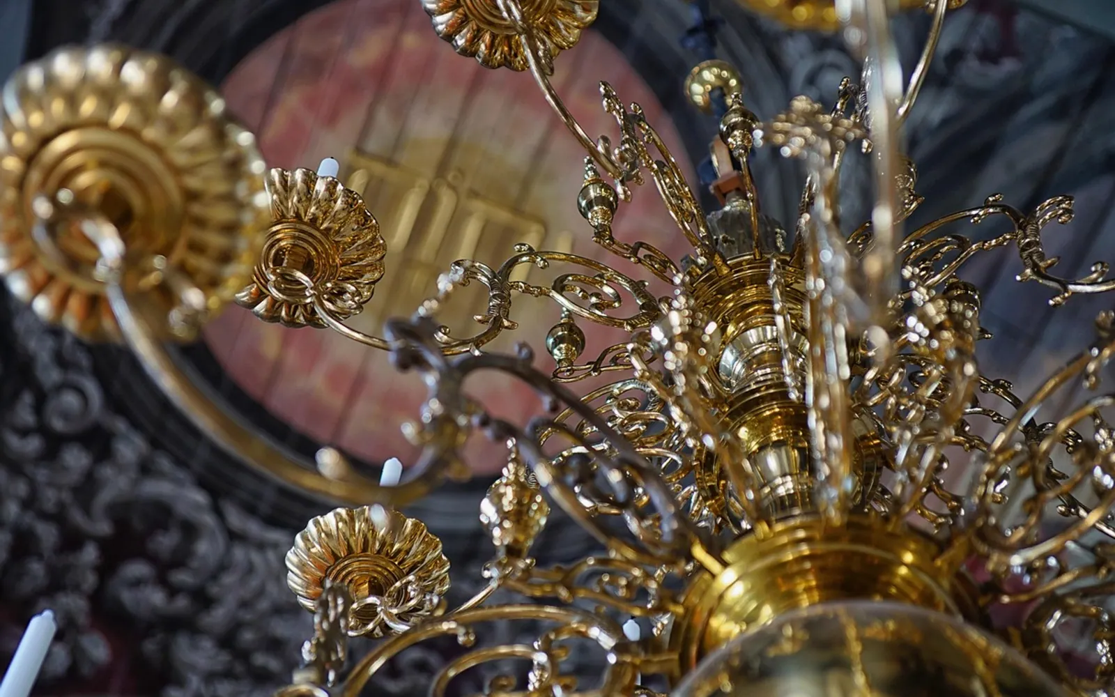 Chandelier, church and antique chandelier