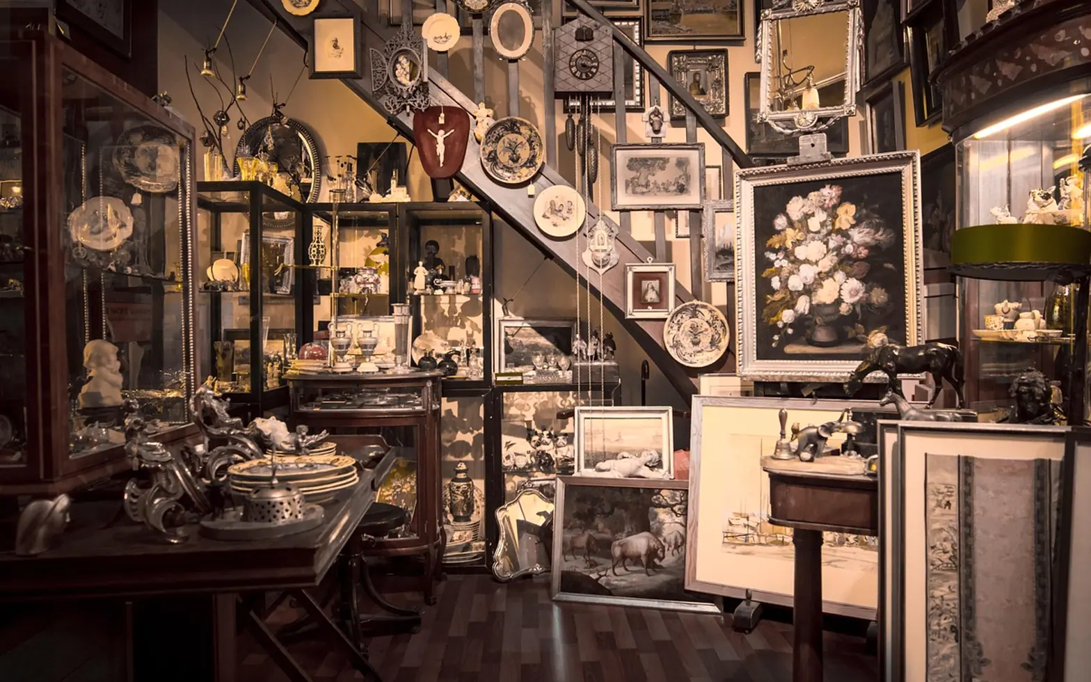 Antique, shop and vintage