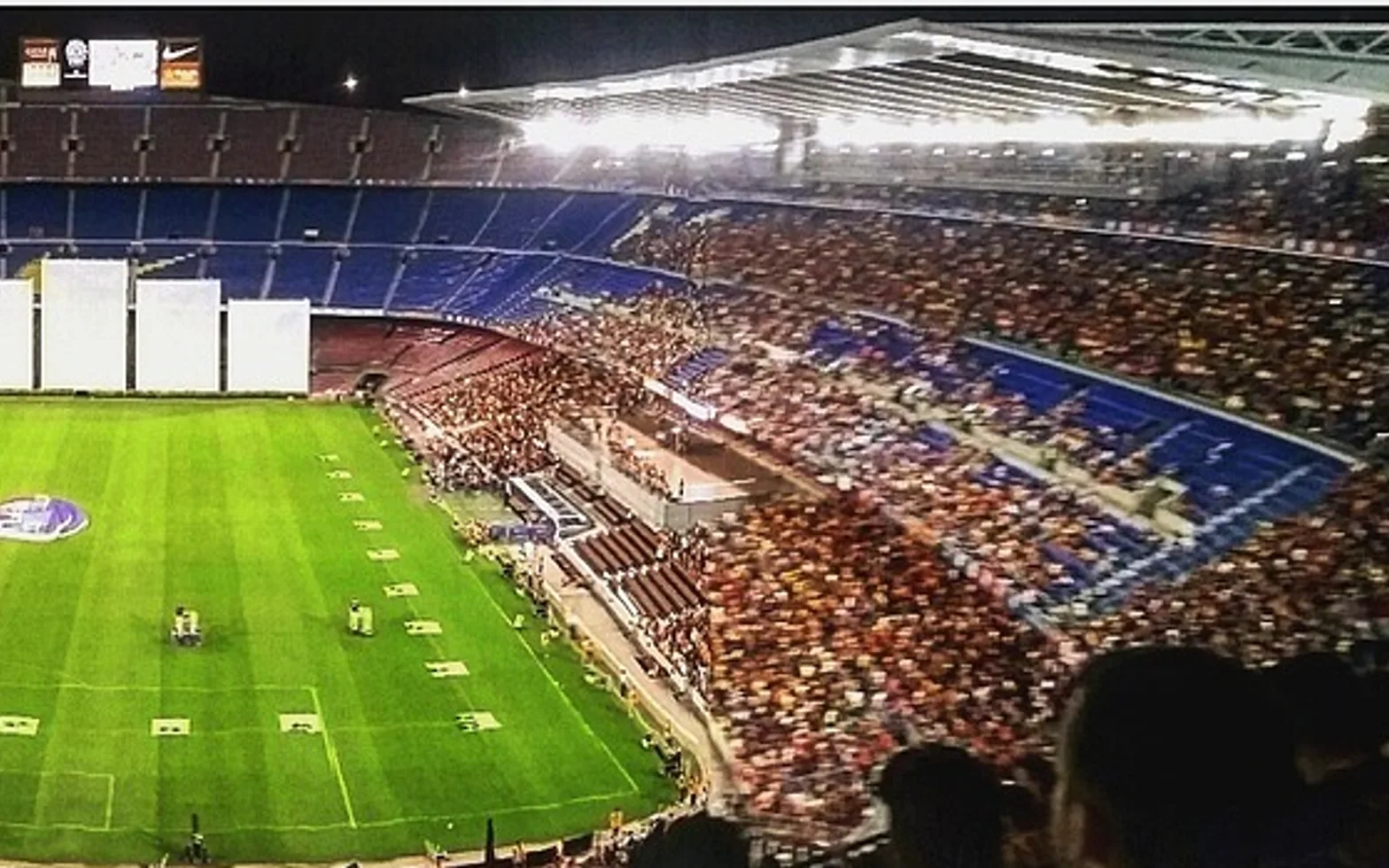 Barcelona, stadium and camp nou